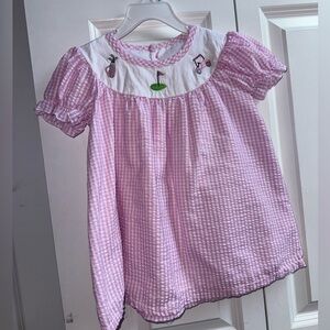 Pink Seersucker Golf dress